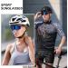 HAAYOT Polarized Cycling Sunglasses for Men Women - 5 Interchangeable Lenses - Black Frame & Blue Lens - Buy Online on GoSupps.com