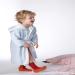 Buy Wellyou Cotton Baby Bathrobe | Vichy Check for Girls & Boys | Sizes 68-122 | Blue & White | International Shipping - Buy Online on GoSupps.com