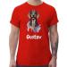 Gift with name personalized by Shirtracer - T-Shirt Men - Dogs - Dachshund - Dog Owners Gift 04 Red M