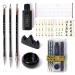 CA Society Chinese Calligraphy Set  Japanese Calligraphy Brush Gift Set  Brush Calligraphy Ink  Water Writing Cloth  9 Pcs for Beginners