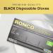 Black Disposable Nitrile Gloves L Heavy Duty Powder-Free Industrial Grade 4 MIL Thickness Texture Ronco Sentron4 (Large) 100 Gloves - Buy Online on GoSupps.com