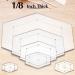 Hexagon Quilting Templates Set - 6 Pieces (1-5 Inch) with Seam Allowance - Acrylic for DIY Quilting Crafts - Buy Online on GoSupps.com