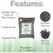 Bamboo Activated Charcoal Air Purifier Bags (Pack of 4, 200g Each) | Natural Deodorizer & Odor Eliminator for Home, Car, Closet, and Refrigerator - Buy Online on GoSupps.com