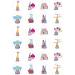 Birthday Gnomes edible PRE CUT style kids childrens party decorations Wafer Paper Cupcake Fairy Cake Toppers - Buy Online on GoSupps.com