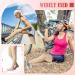 Buy Compression Stockings with Zipper - 2 Pairs Thigh High 20-30 mmHg for Swelling Relief | Footless Compression Socks for Men & Women - Buy Online on GoSupps.com