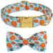 Aring Pet Halloween Dog Halison Cotton Bottom Hall Band with Bail Adjustable Blue Pumpkin Beast Beautifier puppy neck straps with metal buckle Large (Pack of 1) A: Halloween-K rbis