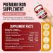 Nature's Nectar Migraine & Iron Support Bundle Feverfew for Migraine Relief + Blood Builder Iron Supplement for Men & Women (60 Capsules Each) - Buy Online on GoSupps.com