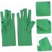HONMEET 1 Pair Nail Gloves Polish Manicures Anti- Gloves Down Mittens Hand Cover Skincare Tool Fingerless Mitts Nail Tools Gel for Nails Manicure Gloves Elastic Spandex - Buy Online on GoSupps.com