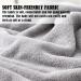 3PCS Hooded Baby Towel Bath Towel | Soft Absorbent Animal Design | Newborn Essentials | Baby Gift Set - Grey - Buy Online on GoSupps.com