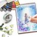 Watercolor Paint Set - 25 Assorted Colors with Water Brushes and Palette | Foldable Field Sketch Set for Outdoor Painting | Travel Pocket Kit - Buy Online on GoSupps.com