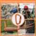 Karabiner Climbing Equipment Set - 2 UIAA Certified 25kN Auto Locking Carabiners + 2 23kN Nylon Ropes for Climbing Mountaineering & Hiking - Durable Orange & Black 4-Part Kit - Buy Online on GoSupps.com