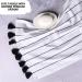 Folkulture Boho Hand Towels for Bathroom - Set of 2 Black and White Cotton Towels 16x30 Inches with Tassels - Buy Online on GoSupps.com