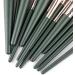 14-Piece Green Makeup Brush Set | Large Powder Highlighter Eyeshadow & Foundation Brushes for Flawless Contour - Buy Online on GoSupps.com