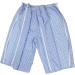 Daily Wear Patient Care Shorts for Aldult Post Surgery Tearaway Pants with Side Zipper for Disability Bedridden L/Large Men's Blue
