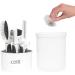 Catit Grooming Kit for Medium-Longhaired Cats. Canister includes 5 tools: Pin brush Long dematter metal slicker brush grooming comb with rolling pins and curved nail clippers - Buy Online on GoSupps.com