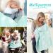 Breastfeeding Cover with Pockets - Soft and Breathable Nursing Coverall (Leaves) - Buy Online on GoSupps.com