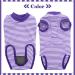 Shop Hjumarayan Dog Body After Op - Breathable Post-Castration Suit for Male Dogs & Bitches | Adjustable Velcro | Purple Striped XS - Buy Online on GoSupps.com