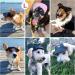 Pawaboo Dog Baseball Cap - Adjustable Sun Protection Hat for Dogs with Ear Holes - Size S Black - Buy Online on GoSupps.com