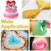 Edible Glitter for Drinks - 4 Colours Lustre Dust Edible Shimmer Dust Food Colouring Powder Food Grade Edible Glitter for Cake Decorations Buttercream Drink Cocktails Fondant - 5G - Buy Online on GoSupps.com