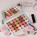 Allwon Magnetic Mermaid Empty Makeup Palette with Mirror and 30 Adhesive Metal Stickers - Silver - Buy Online on GoSupps.com