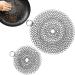 Cast iron cleaner for Dutch Oven 2 cast iron cleaners made of stainless steel for cleaning cast iron pan or woks and more dutch oven other utensils