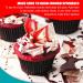 Bloody Bones Treat Toppers - 4 oz Resealable Stand Up Candy Bag - White Candy Bone Shaped Sprinkles w/ Red Splashes - Halloween Themed Sprinkles for Holiday Desserts and Snacks - Buy Online on GoSupps.com