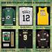 Large Jersey Display Case | Shadow Box Frame with Lock | UV Protection | Wall Mount | Sport Shirt Basketball Football Baseball Soccer Hockey | Black - Buy Online on GoSupps.com
