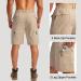 Viodia Men's Hiking Cargo Shorts X-Large Khaki - Quick Dry Lightweight Stretch Shorts for Outdoor Activities - 6 Pockets - Ideal for Fishing, Golf - Buy Online on GoSupps.com