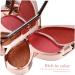 SOESFOUFU 1pc Eyeshadow Palette Naked Eyeshadow Shimmer Blush Eye Shadow Plate Matte Cream Eyeshadow Abs 1 count (Pack of 1) As Shown 4 - Buy Online on GoSupps.com