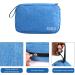 Cooja Hanging Toiletry Wash Bag with Hook & Handle - Sky Blue | Travel Gear Set for Men and Women | Includes 1 Toilet Bag + 2 Drawstring Bags - Buy Online on GoSupps.com