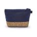 Leon by Bers cosmetic bag make-up bag toiletry bag cotton makeup bag cosmetic bag (cork/navy blue) cork / navy blue