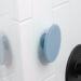 S&T INC. Silicone Body Scrubber and Shower Brush - Gentle Exfoliating Soft Bristle Brush - 3.5x4.5 Inch - Blue - 1 Pack - Buy Online on GoSupps.com