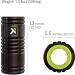 GRID Foam Roller - 13-Inch Original Black for Deep Tissue Massage & Muscle Recovery - Buy Online on GoSupps.com