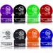 Violetta Aquatic Styling Wax, Black, Red, Bright White, Grey, Orange, Blue & Green Matte | 150ml | Pack of 8