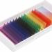 Vayator Color Lashes Thickness 0.15 D Curl Purple Blue Brown Green Red Yellow Eyelash Extensions Individual Colored Eyelashes False Mink Eyelashes (14mm)