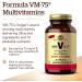 Buy Solgar Formula V VM-75 Multiple Vitamins with Chelated Minerals - 90 Tablets - Buy Online on GoSupps.com