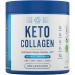Applied Nutrition Keto Collagen Protein - Keto Protein Powder with MCT Ketogenic & Paleo Diet Zero Sugar & Carbs Healthy Skin Hair Nails (Unflavoured) (130g - 10 Servings) Unflavoured 10 Servings (Pack of 1)