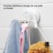 Umbra Flex Double Shower Hook - Gel Closure Technology Rust-Free Easy Installation for Luffa Brush Washcloth & Razors | White - Buy Online on GoSupps.com