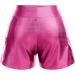 Women's Sparkly Cross V-Front Dance Shorts | High Waist Yoga Gym Rave Party Shorts with Pockets - Hot Pink (Large) - Buy Online on GoSupps.com