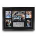 HWC Trading FR A3 Manchester City the Treble Premier League FA Cup & Champions League Winner 22/23 Printed autograph for football fans - A3 framed Manchester City Treble Winners (A3 framed)