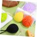 5pcs Exfoliating Bath Sponge Set - Cute Shower Scrubber for Body Washing & Skin Cleaning - Buy Online on GoSupps.com