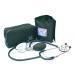 Aneroid Sphygmomanometer - with 1 Adult Cuff and Black Stethoscope - Blood Pressure Monitor Kit