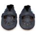 Dotty Fish Soft Leather Baby T-Bar Shoes for Girls | Non-Slip Suede Soles | Navy Blue | 0-6 Months - 2-3 Years - Buy Online on GoSupps.com