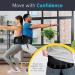 Clever Yellow Back Support Belt - Therapeutic Back Brace for Men and Women - Small (Waist Size 19-24) - Black - Buy Online on GoSupps.com