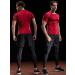 NELEUS Men's Compression Athletic Workout T-Shirt - Black/Grey/Blue - Medium - Buy Online on GoSupps.com