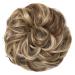 JJStar Large Bun Hair Part with Rubber Band - Hair Extensions for Messy Buns & Updos - Brunette & Ash Blonde Ponytail Accessories for Women & Girls - Buy Online on GoSupps.com