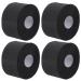Bandes de Cou de Barbier en Papier Noir Jetables 100 Pi ces 4 Rouleaux Protection Absorbante pour Salon de Coiffure et Coupe de Cheveux Professionnelle