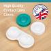 Sports Vision Contact Lens Case - Screw Cap Flat Design | 10 Pack - Ideal for Travel & Storage - Buy Online on GoSupps.com