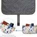LEADSTAR Portable Nappy Changing Mat with Head Cushion & Pockets - Waterproof, Foldable Diaper Changing Pad for Baby - Ideal for Home, Travel & Outings (White) - Buy Online on GoSupps.com