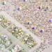 NCB 8000pcs Non Hotfix Rhinestones Set | 10 Sizes Flatback Crystal Glass Rhinestones | Tweezers & Picking Pen | Nail Art, Crafts, DIY - Crystal AB Mix SS3-SS30 - Buy Online on GoSupps.com